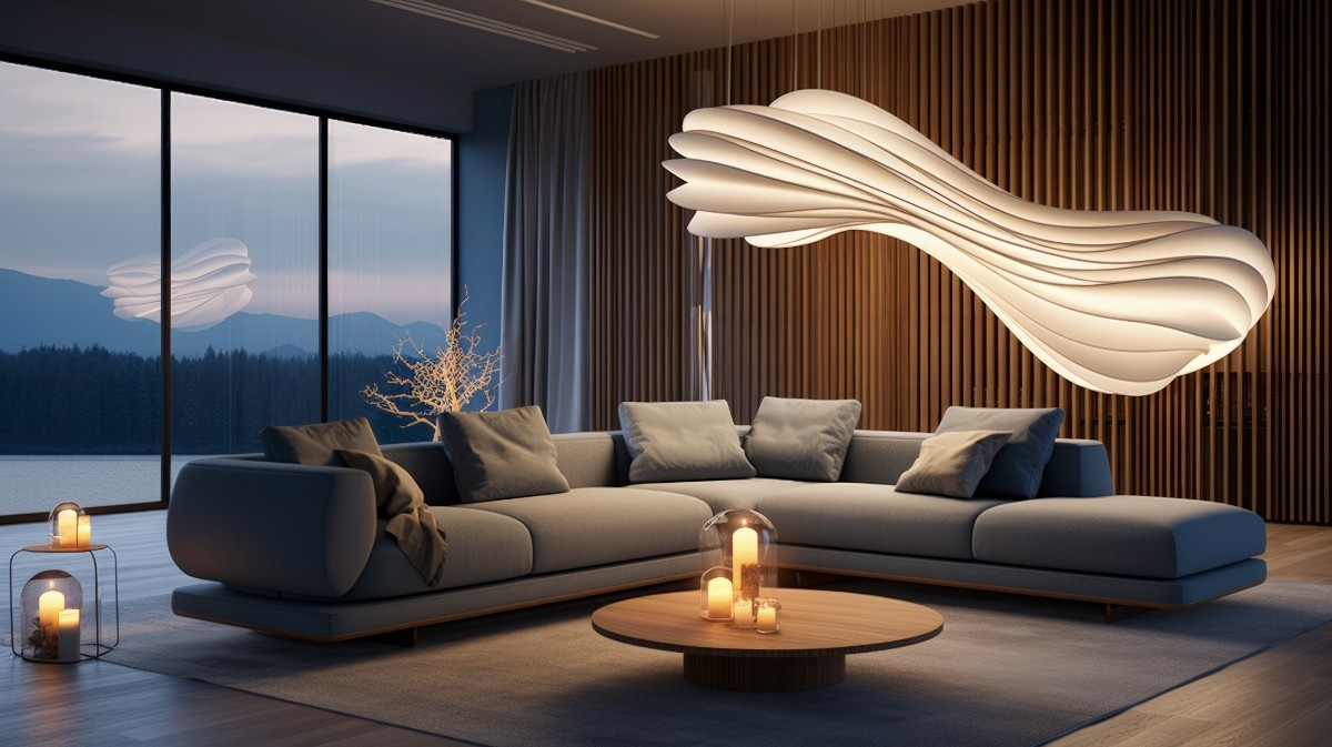 Elegant modern interior design living room